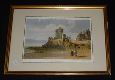 Saint Malo : Reproduction tirée du Journal des Demoiselles (Eugène Soulier). Soulier Eugène