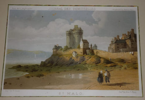 Saint Malo : Reproduction tirée du Journal des Demoiselles (Eugène Soulier). Soulier Eugène
