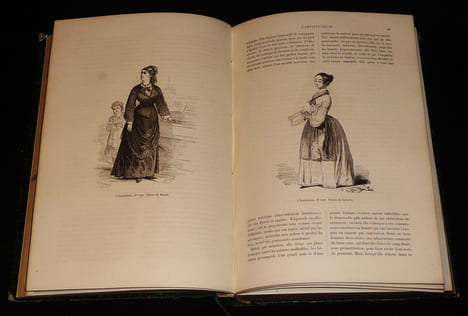 Les Français peints par eux-mêmes : Types et portraits humoristiques à la plume et au crayon. Moeurs contemporaines (4 volumes). Collectif