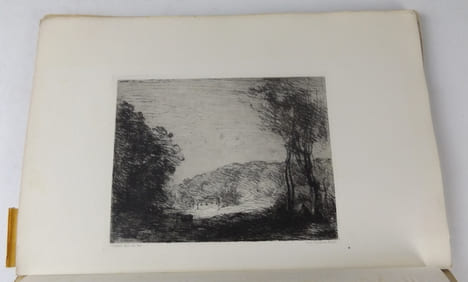 Le Paysagiste aux champs, croquis d'après nature. Henriet Frédéric