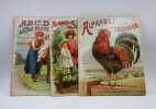 ABCD des tout petits, Ensemble de trois albums chromolithographi&eacute;s. Dufour Marie F&eacute;licie