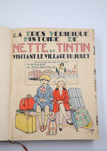 La très véridique histoire de Nette et Tintin visitant le village du jouet