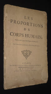 Les Proportions du corps humain, mesurées sur les plus belles figures de l'Antiquité