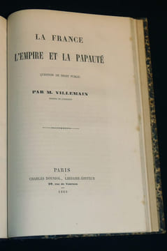 Quelques réflexions sur l'imitation de Jésus-Christ (préface) - Femmes savantes et femmes studieuses - La France, l'Empire et la papauté. Villemain ...