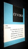 Etudes, novembre 1981. Collectif
