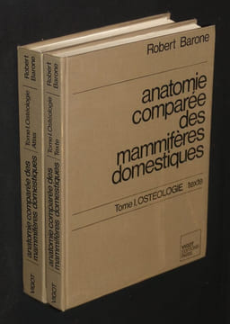 Anatomie comparée des mammifères domestiques : Ostéologie (2 volumes). Barone Robert