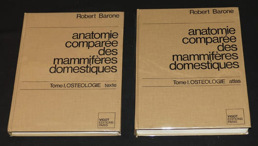 Anatomie comparée des mammifères domestiques : Ostéologie (2 volumes)