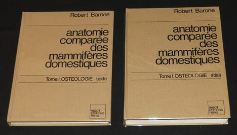 Anatomie comparée des mammifères domestiques : Ostéologie (2 volumes). Barone Robert