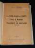 La cour d'eaux et forêts et la table de marbre du Parlement de Bretagne 1534-1704. Duval Michel