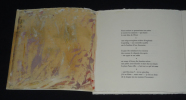 (Le Reste est invisible) livre peint par Catherine Cacquevel. Godel Vahé