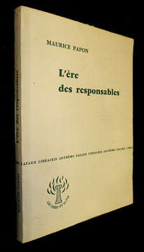 L'ère des responsables. Papon Maurice