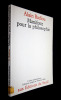 Manifeste pour la philosophie. Badiou Alain