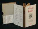 Album Pascal (Bibliothèque de la Pléiade). Collectif,Pascal Blaise