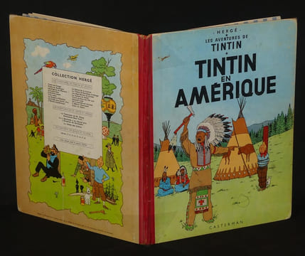 Les Aventures de Tintin : Tintin en Amérique (1958). Hergé