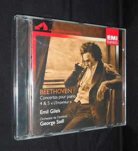 "Beethoven, Concertos pour Piano 4 & 5 ""L'Empereur"". Emil Gilels (CD)"