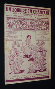 Un sourire en chantant (With a Smile and a Song), fox-trot du nouveau grand film de Walt Disney, Blanche-Neige et les Sept Nains