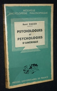 Psychologues et psychologies d'Amérique. Zazzo René