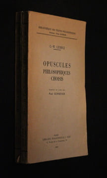 Opuscules philosophiques choisis (2 volumes). Leibniz G.W.