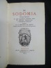 De sodomia tractatus in quo exponitur doctrina nova de Sodomia Foeminarum a Tribadismo distincta traité du R. P. Sinistrati par Isidore Liseux. ...
