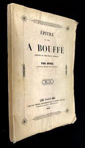 Épitre en vers à bouffé