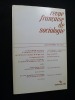Revue française de sociologie, juillet-septembre 1992, XXXIII-3. Collectif