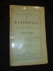 Le Rationnel, études complémentaires à l'essai sur la certitude logique. Milhaud Gaston