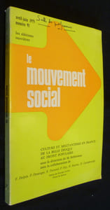 Le mouvement sociale n°91, culture et militantisme en France : de la Belle époque au Front populaire
