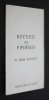 Recueil de 9 poèmes de Julien Bobroff. Bobroff Julien