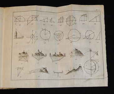 Cours de mathématiques, à l'usage de la marine et de l'artillerie. Seconde partie, contenant la géométrie, la trigonométrie rectiligne et la trigonométrie sphérique