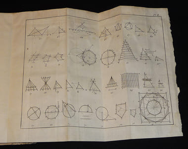 Cours de mathématiques, à l'usage de la marine et de l'artillerie. Seconde partie, contenant la géométrie, la trigonométrie rectiligne et la trigonométrie sphérique