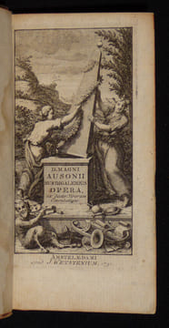 D. Magni Ausonii Burdigalensis Opera. Ausone