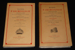 Manuel d'archéologie française (2 volumes). Enlart Camille