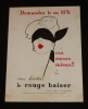 "Publicité ""Le Rouge Baiser"" par Gruau". Gruau