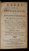 Essai sur la physiologie, ou physique du corps humain (2 volumes). Bordenave Toussaint