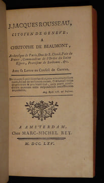 Les Pensées de J.-J. Rousseau, citoyen de Genève. Rousseau Jean-Jacques