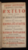 Medices legatus, sive de Exilio. Libri duo : Accessere Jo. Pierius Valerianus et Cornelius Tollius de infelicitate litteratorum, Ut & Josephus ...