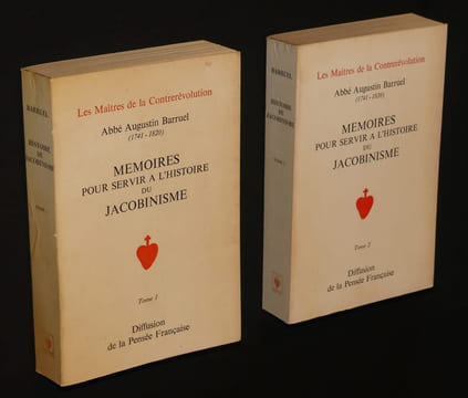 Mémoires pour servir à l'histoire du jacobinisme (2 volumes). Barruel Augustin