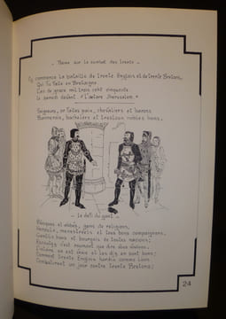 Le combat des Trente. Armorial autour d'une colonne. Monnier Jacques,Pitre-Chevalier