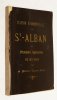 De la station hydrominérale de St-Alban et des principales applications thérapeutiques de ses eaux. Galland-Gleize L.