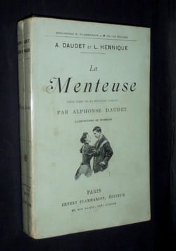 La menteuse. Daudet Alphonse,Hennique Léon