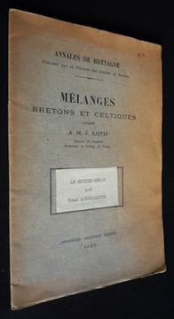 Annales de Bretagne. Mélanges bretons et celtiques : Le Minihi-Briac. Largillière René