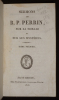 Sermons du R. P. Perrin sur la morale et sur les mystères (Tomes 1 et 2). Perrin R. P.