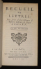 Recueil de lettres, pour servir d'eclaircissement à l'histoire militaire du regne de Louis XIV (4 volumes). Collectif