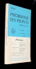 Revue de psychologie des peuples n°1, 15e année, 1e trimestre 1960. Collectif