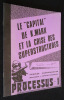 "Processus. Le ""capital"" de K. Marx et la crise des superstructures (décembre 1973 - février 1974)". Collectif