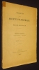 Bulletin de la Société Polymathique du Morbihan, 1907 (Mémoires, fascicule 1). Collectif