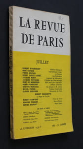 La revue de Paris, juillet 1963 (70e année)