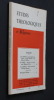 Etudes théologiques et religieuses n°1 année 1962. Collectif