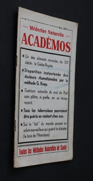 Académos (médecine naturelle) n°11. Collectif