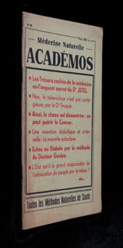 Académos (médecine naturelle) n°10. Collectif
